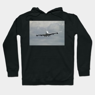 A380 On Final Approach Hoodie